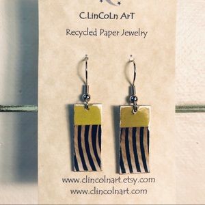 Recycled Paper Earrings ♻️